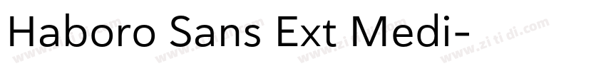 Haboro Sans Ext Medi字体转换 Haboro Sans Ext Medi字体转换